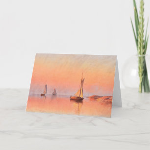 Tarjeta de saludo de Abrahamsson Sailboat