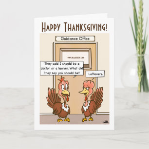 Tarjeta de saludo de Acción de Gracias Leftovers
