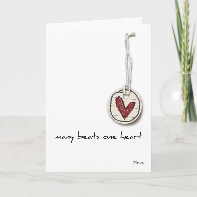 tarjeta de saludo de adopción (Anverso)