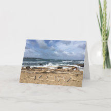 tarjeta de saludo de aloha