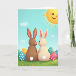 Tarjeta de saludo de amigos de primavera