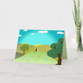 Tarjeta de saludo de aminoácidos "AMIGOS" - texto