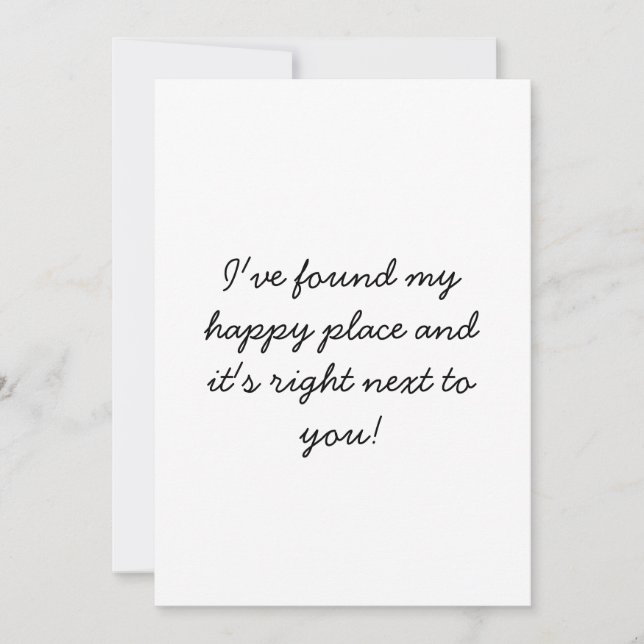 Tarjeta de saludo de amor (Anverso)