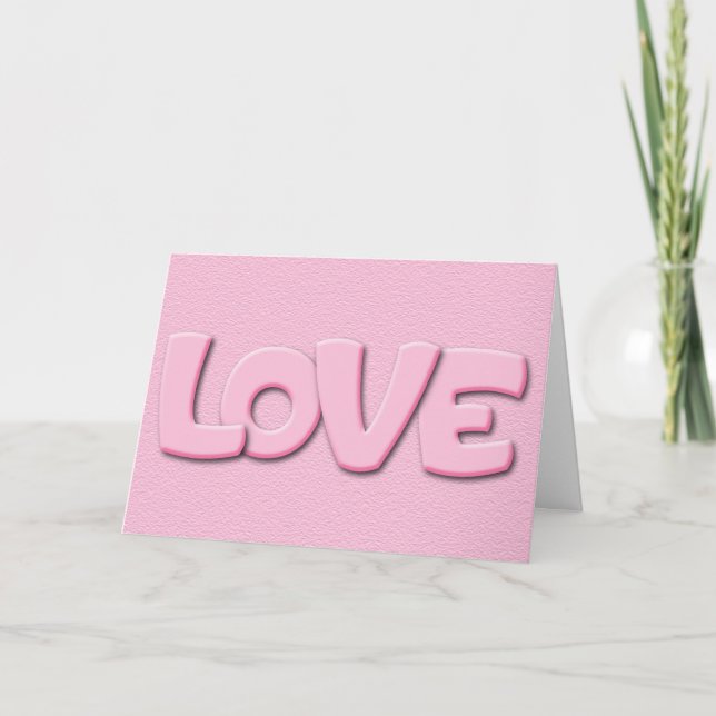 Tarjeta de saludo de amor (Anverso)