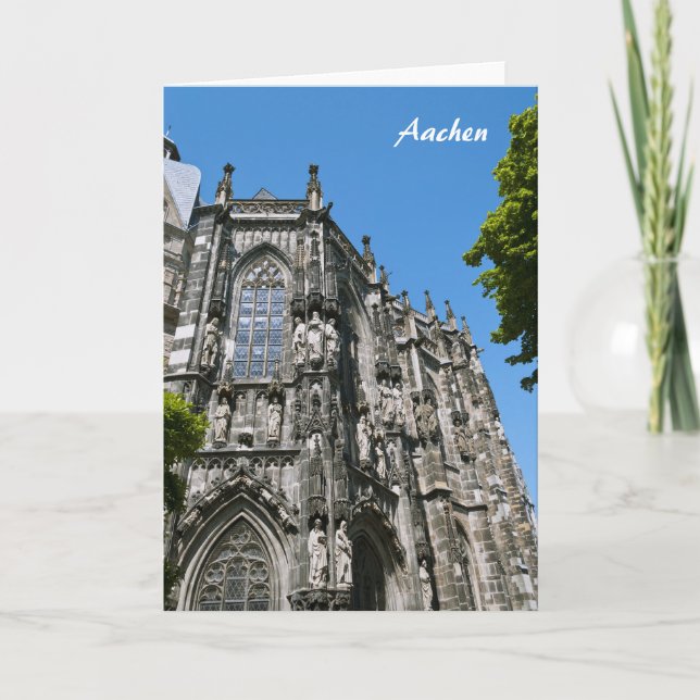 Tarjeta de saludo de Aquisgrán (Anverso)