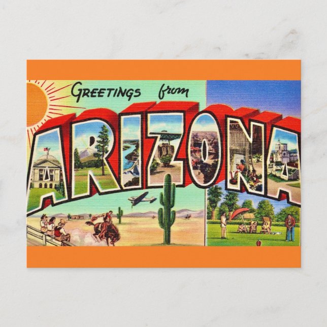 Tarjeta de saludo de Arizona (Anverso)