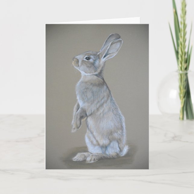 Tarjeta de saludo de arte de lápiz de agujeros (Anverso)