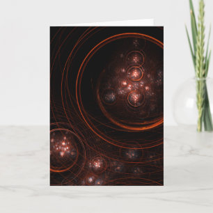 Tarjeta de saludo de arte Starlight Abstract