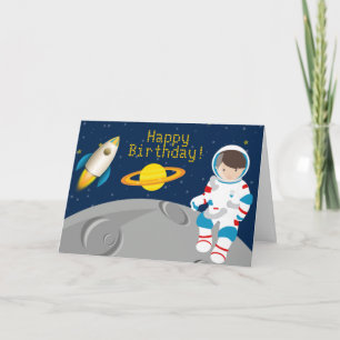 Tarjeta de saludo de Astronauta del Espacio Ultrat