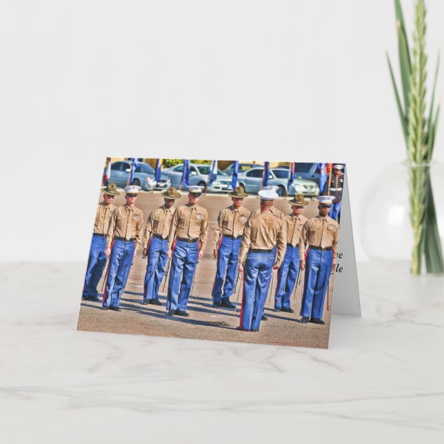 Tarjeta de saludo de atención (Anverso)