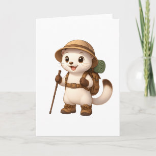 Tarjeta de saludo de aventura Okojo – Japonesa Kaw