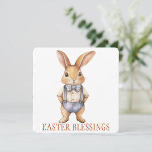 Tarjeta de saludo de Bendición de Pascua