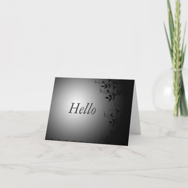 Tarjeta de saludo de bonito (Anverso)