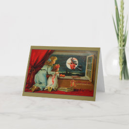 Tarjeta de saludo de Brujas de Halloween en Victor