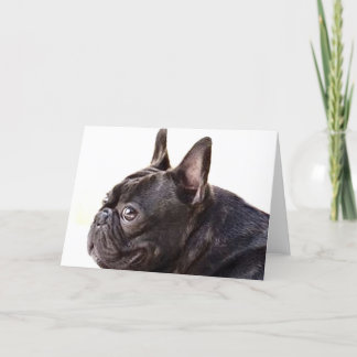 Tarjeta de saludo de Bulldog francesa