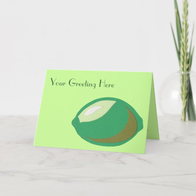 Tarjeta de saludo de cal (Anverso)