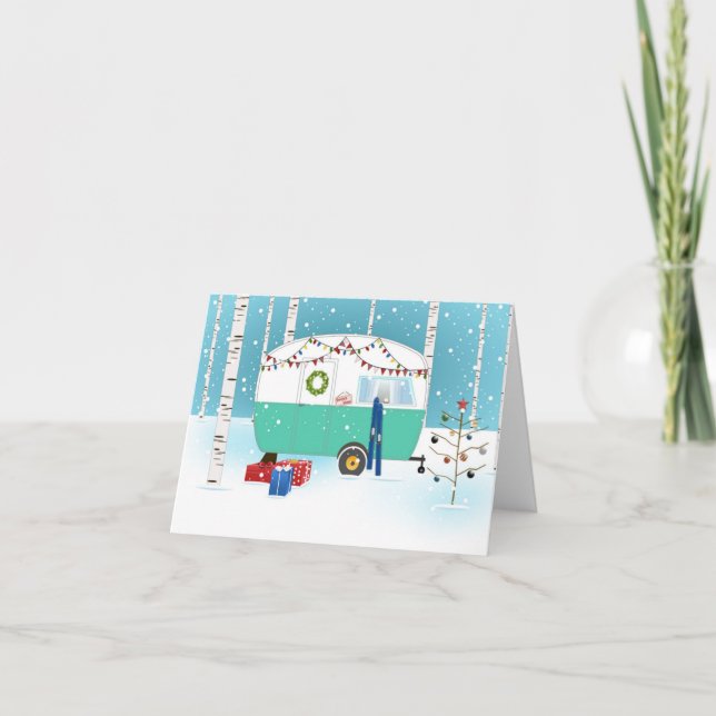 Tarjeta de saludo de Camper para navidades (Anverso)