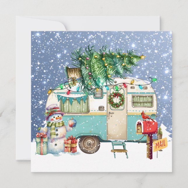 Tarjeta de saludo de Camper para navidades (Anverso)