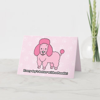 Tarjeta de saludo de canapé rosa personalizado