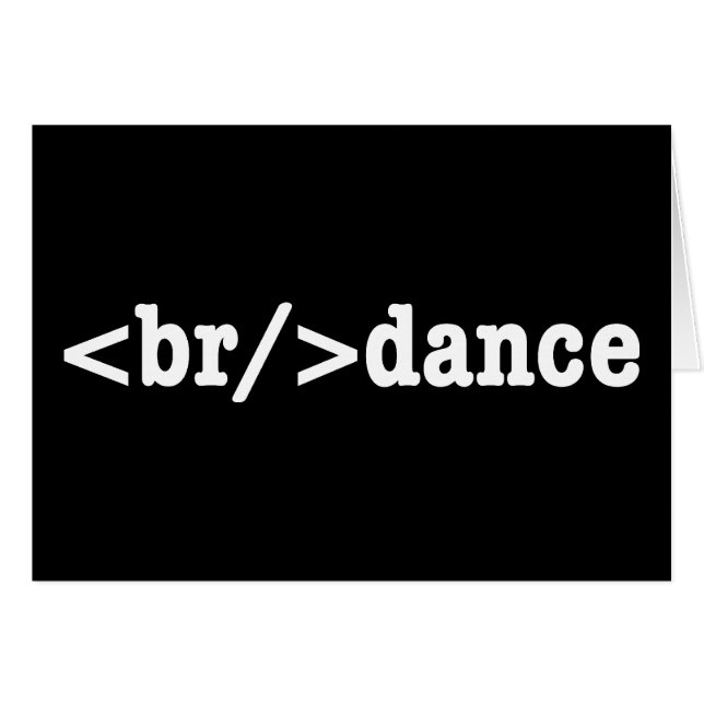 tarjeta de saludo de código HTML de breakdance (Anverso (Horizontal))