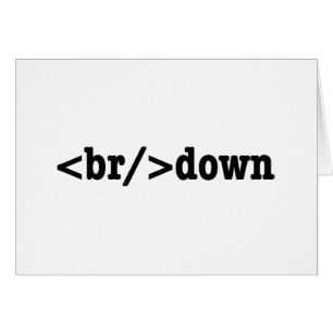 tarjeta de saludo de código HTML de descomposición