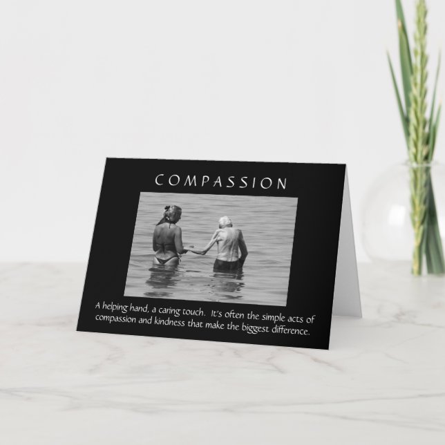 Tarjeta de saludo de Compasión (Anverso)
