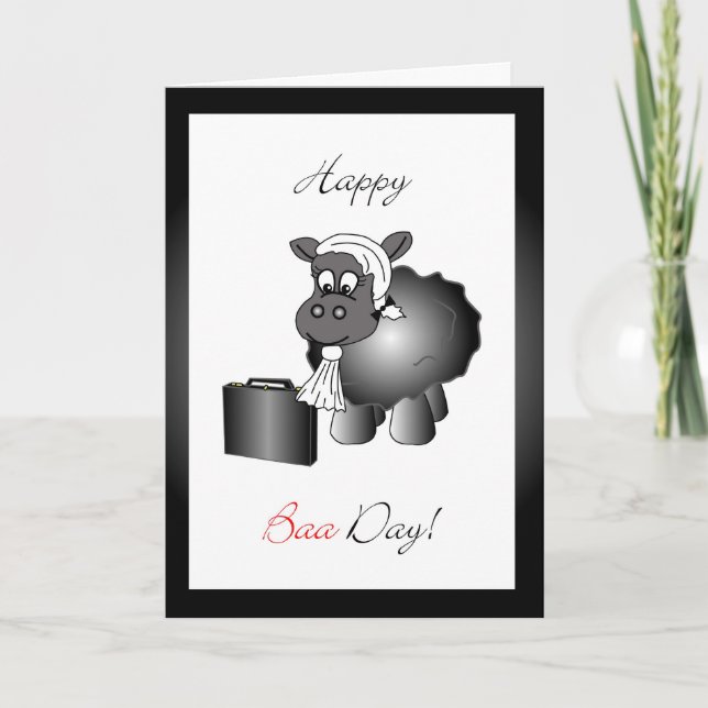 Tarjeta de saludo de cumpleaños del abogado (Anverso)