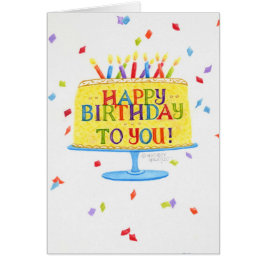 Tarjeta De Saludo De Cumpleaños Feliz Cumpleaños P