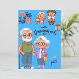 tarjeta de saludo de día de los abuelos