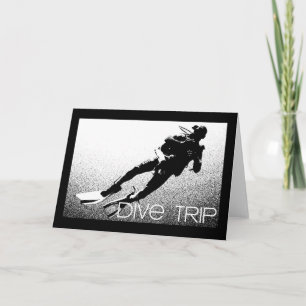 Tarjeta de saludo de Dive Trip