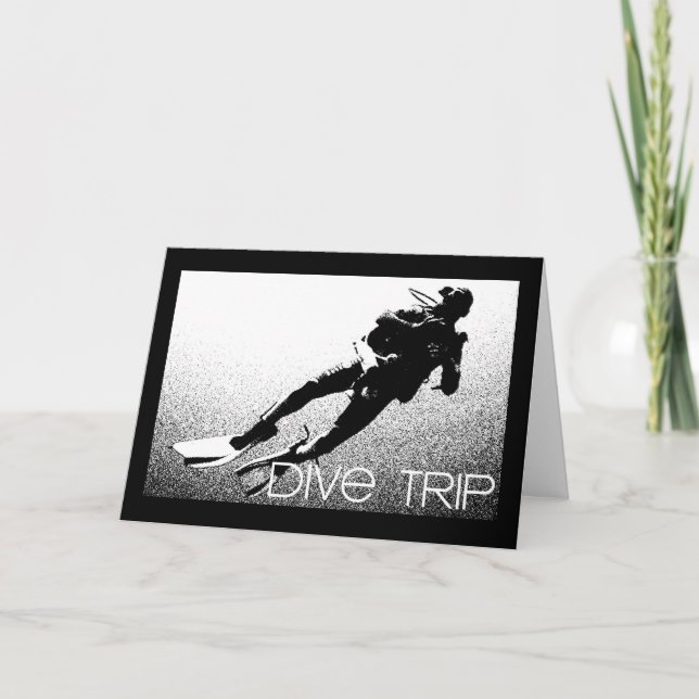 Tarjeta de saludo de Dive Trip (Anverso)
