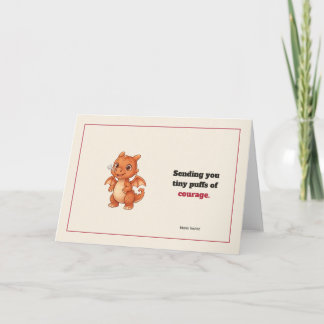 Tarjeta de saludo de Dragón Cenizas