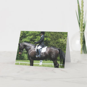 Tarjeta de saludo de Dressage Show Ring