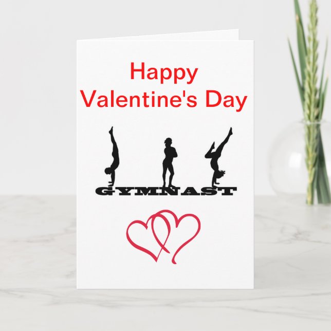 Tarjeta de saludo de El día de San Valentín Gymnas (Anverso)