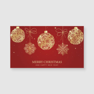 Tarjeta De Saludo De Feliz Navidad Y Año Nuevo