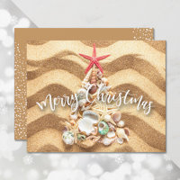 Tarjeta de saludo de feriado de mariscos de marisc