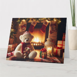 Tarjeta de saludo de feriado para Navidades de osi
