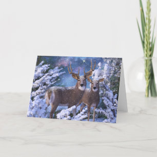 Tarjeta de saludo de feriado "Víspera de Navidades