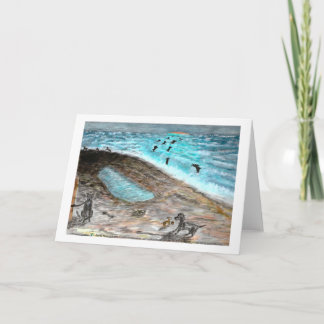 Tarjeta de saludo de Fiesta Doggie Beach