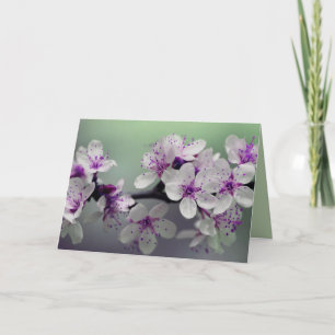 tarjeta de saludo de flores
