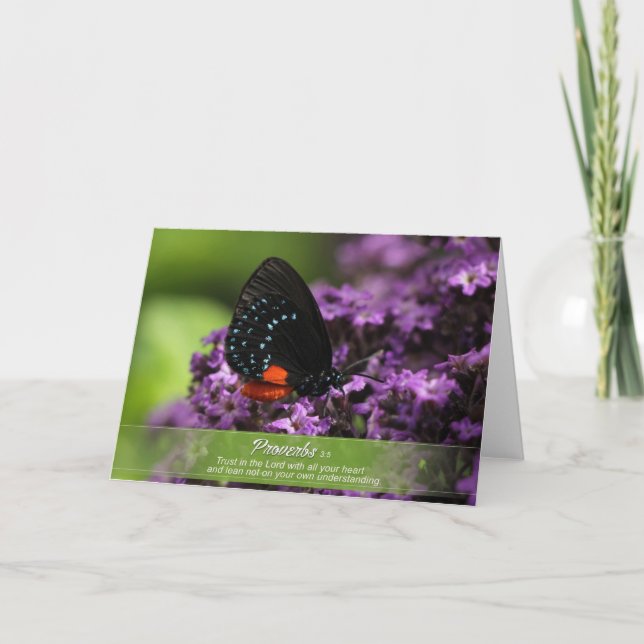 Tarjeta de saludo de flores (Anverso)