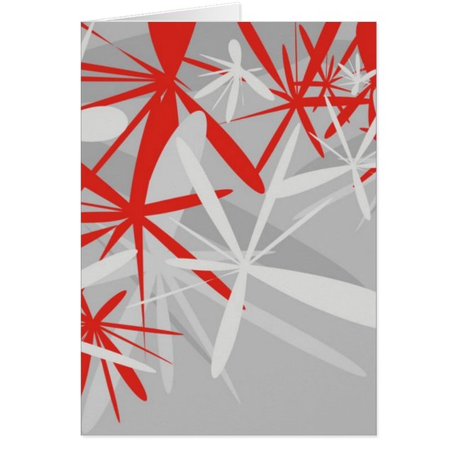 Tarjeta de saludo de fondo abstracta (Frente)