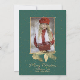 Tarjeta de saludo de fotos para Navidades de Winte