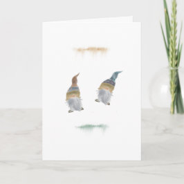 Tarjeta de saludo de Gnome - en blanco