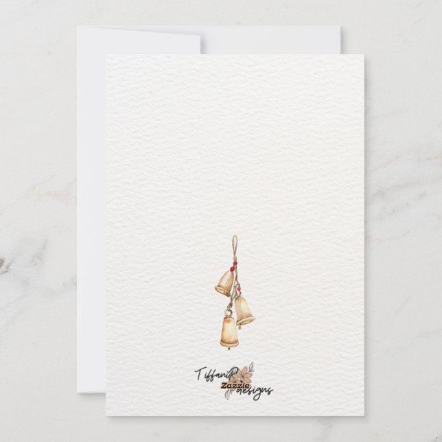 Tarjeta de saludo de guiones navidades James 1:17 (Reverso)