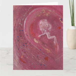 Tarjeta de saludo de hada caprichosa