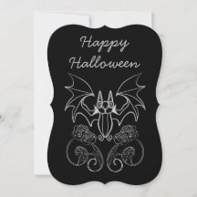 Tarjeta de saludo de Halloween