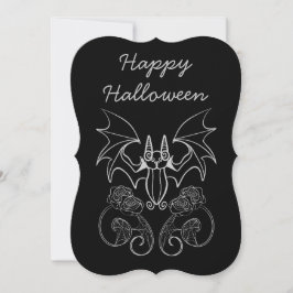 Tarjeta de saludo de Halloween