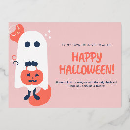 Tarjeta de saludo de Halloween