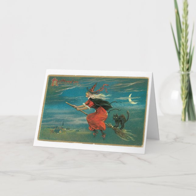 Tarjeta de saludo de Halloween (Anverso)